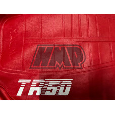 Capa / forra selim MACAL TR50 MINARELLI / SACHS / CASAL / ZUNDAPP / vermelho / branco